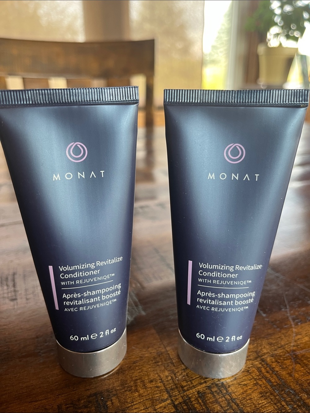 MONAT (2) Volumizing Revitalize Conditioner - Black (60 ml) each